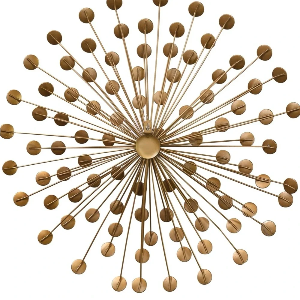 Bronze sunburst wall decor - Picture 4 of 6